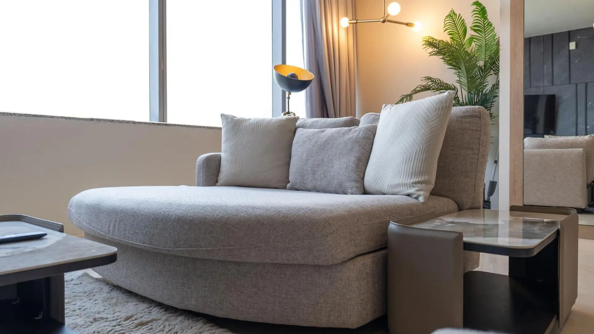 Stylish Studio Apartment With Impressive Decor And Furniture At Sky Garden! Dubai